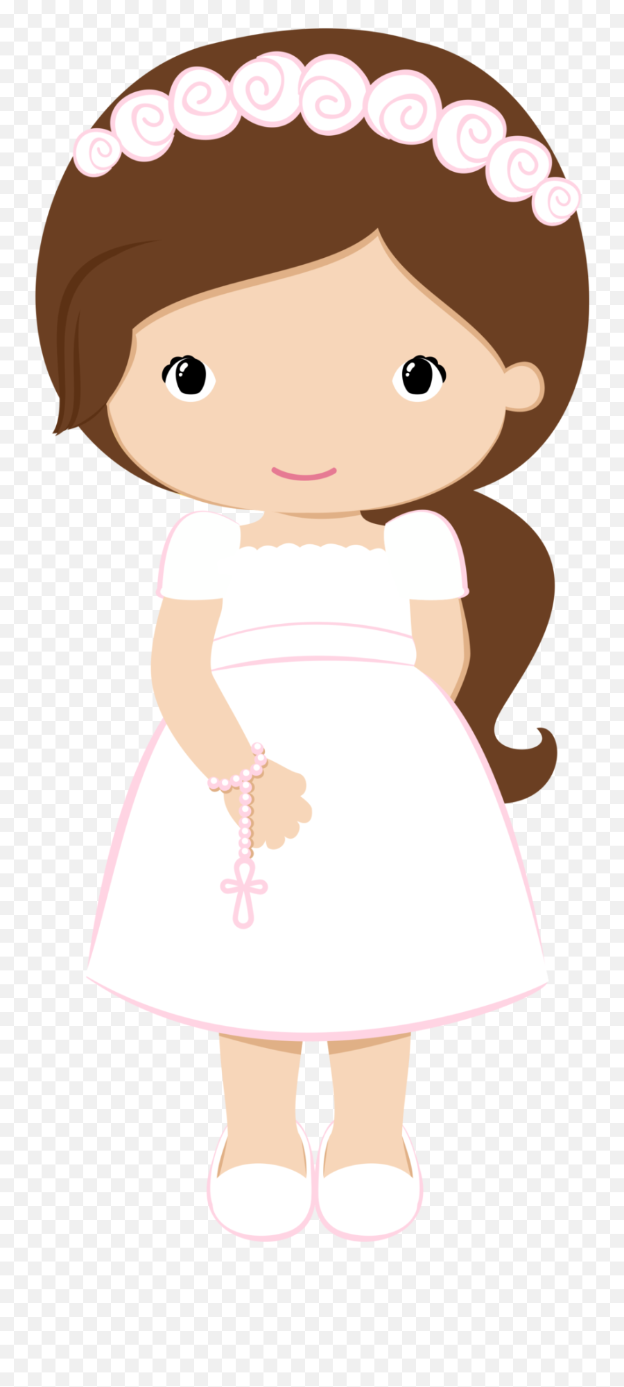 Download First Communion Girl Clipart - First Communion Girl Clipart Png,First Communion Png