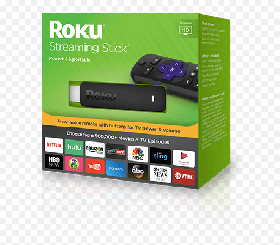 Roku Streaming Stick 3800r Hd Png - Roku Streaming Stick 3800r,Roku Png