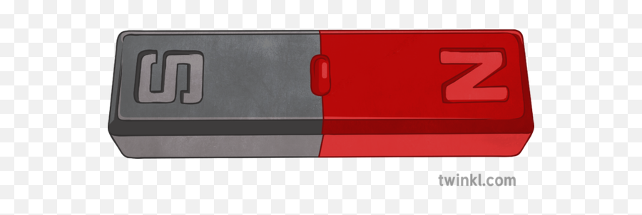 Bar Magnet Illustration - Transparent Bar Magnet Png,Magnet Png