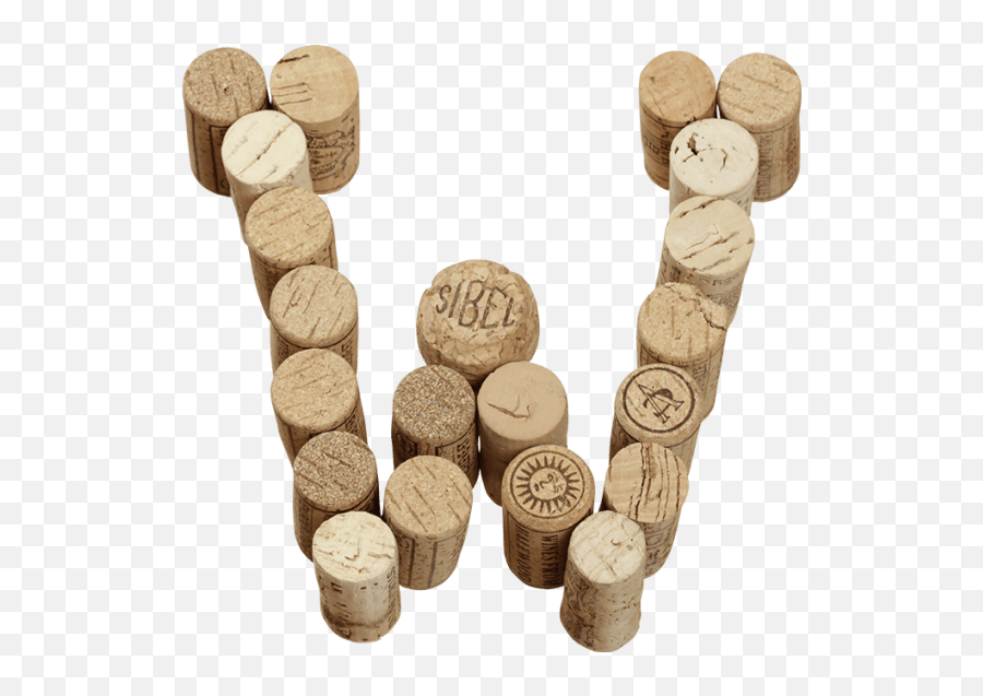Wine Corks Vertical Font - Cork Font Png,Cork Png
