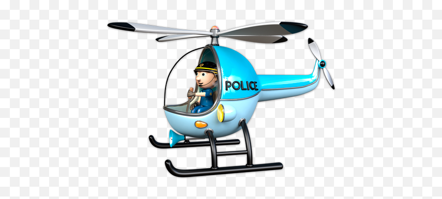 Kids Wall Sticker Police Helicopter - Helicopter Rotor Png,Police Helicopter Png