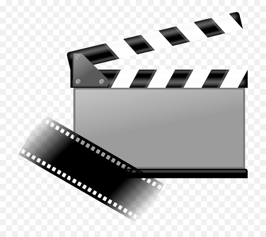 Filming Sync Board With Filmstrip Vector Image Free Svg - Slow Motion Png,Filmstrip Png