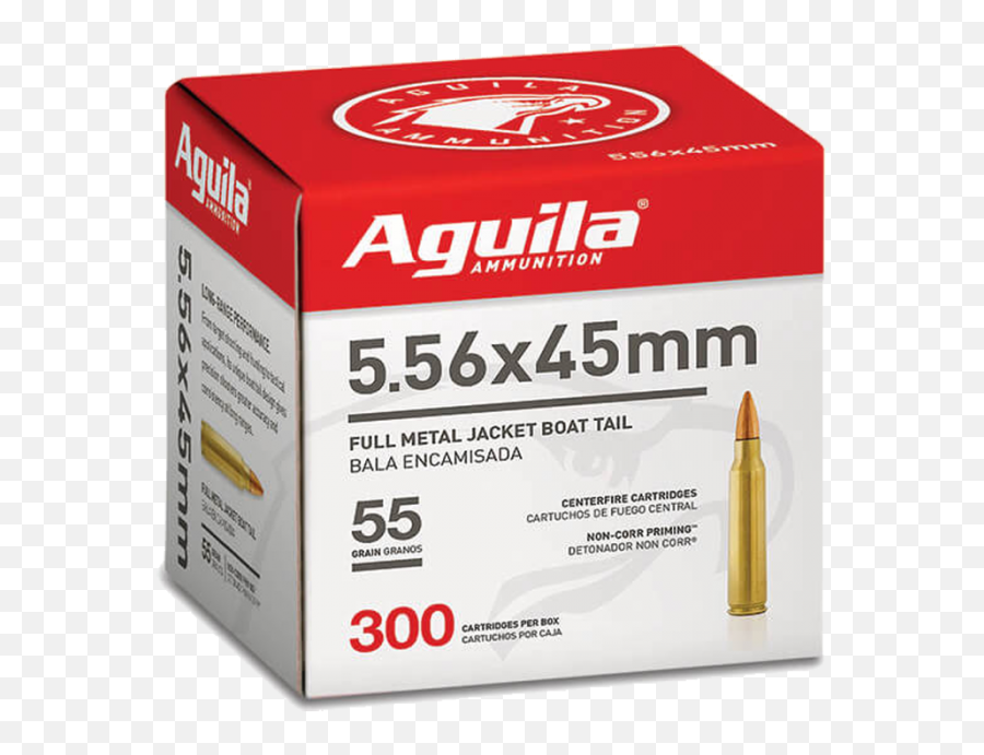 Aguila 556x45mm 55 Grain Fmj Ammunition 300 Rounds Png