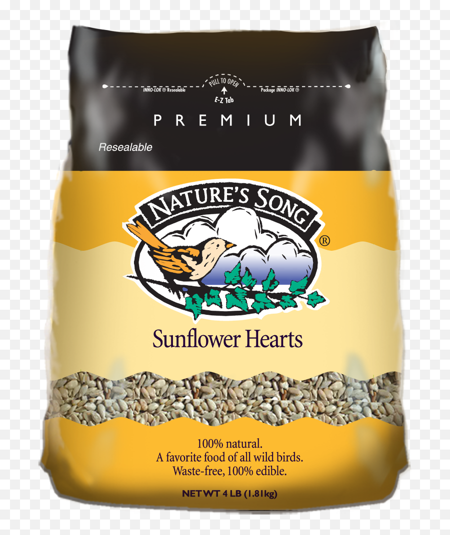 Natureu0027s Song Sunflower Hearts Wild Bird Seed 4 Lb - Bird Food Png,Kroger Logo Transparent