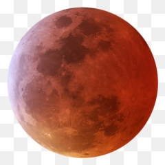 Download Visual Red Sun Png Picsart - Blood Moon Transparent Background,Eclipse Png