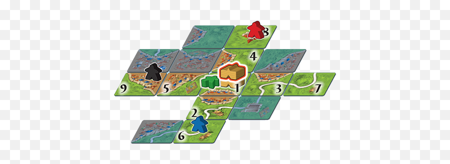 Wikicarpedia The Carcassonne Game Rules - Horizontal Png,Meeple Png