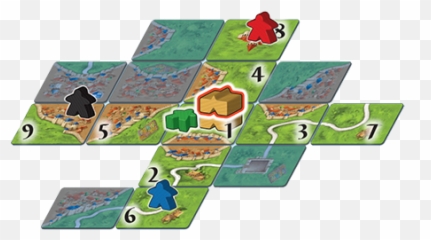 Wikicarpedia The Carcassonne Game Rules - Horizontal Png,Meeple Png