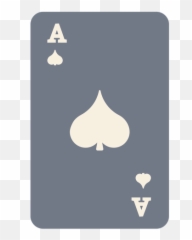 Card Ace Spade Silhouette Ad Aff Sponsored - Ace Of Hearts Silhouette png