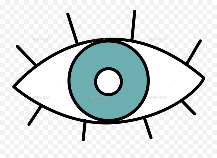 Hand Drawn Collection - Evil Eye Line Art Png,Crown Doodle Png