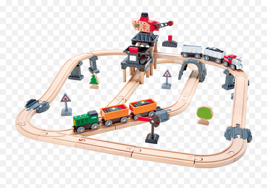 Toy Train Png - Mining Loader Train Set Hape Toys Hape Train Set Png,Toy Train Png