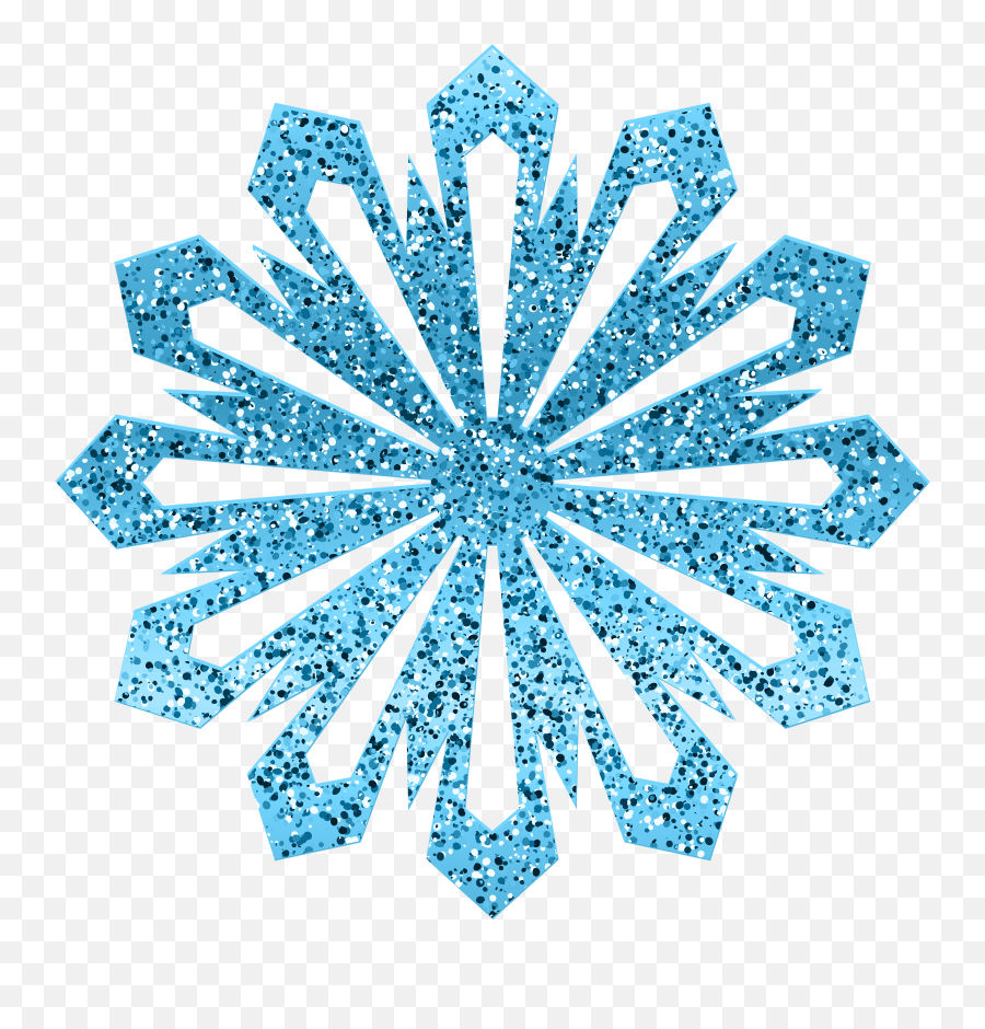 Blue Transparent Background Snowflakes Clipart Png