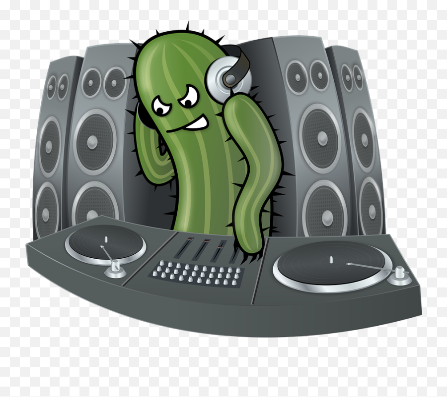 Dj Cactus Speakers - Free Image On Pixabay Dj Sound System Photo Download Png,Dj Transparent