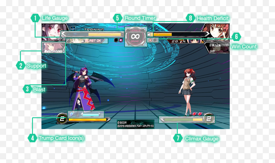 Fighting - Dengeki Bunko Fighting Climax Android Png,Hud Icon