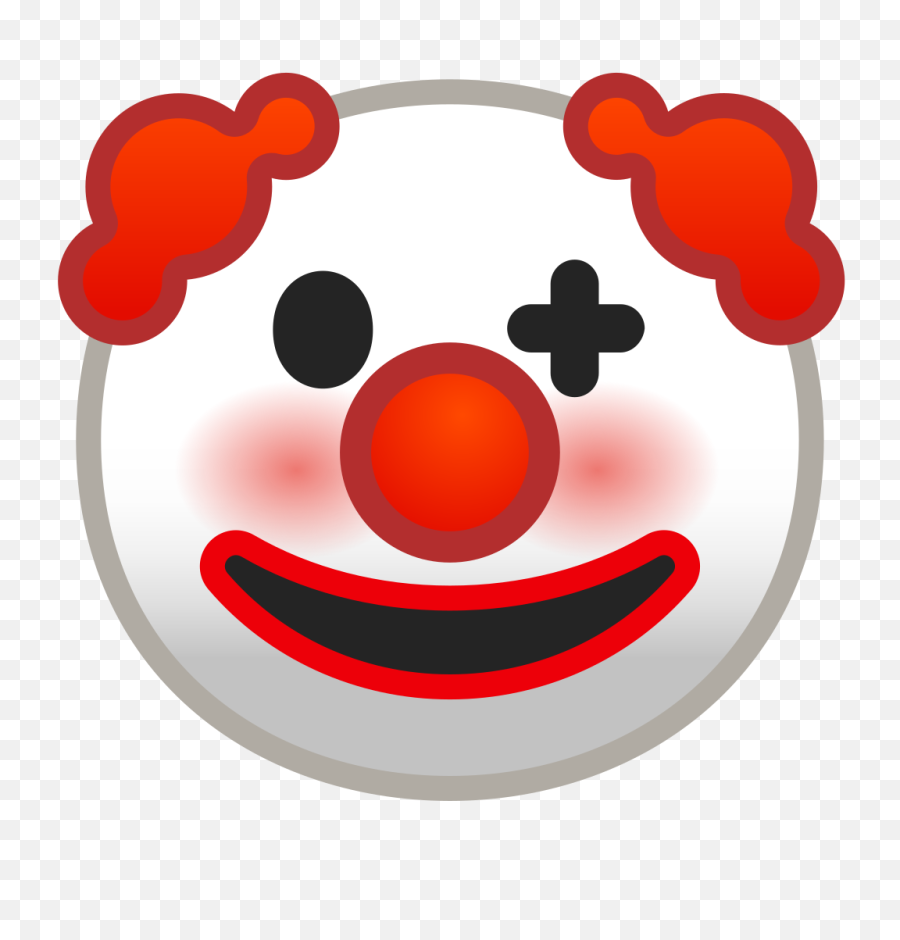 Clown Face Png Svg - Clown Emoji Android Clipart Full Size Clown Emoji Transparent,Scary Face Png