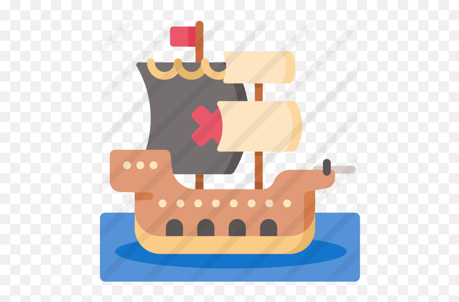 Pirate Ship - Free Transport Icons Steamboat Png,Pirate Ship Png