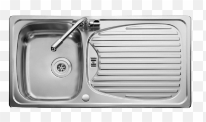 Stainless Steel Kitchen Sink Png Transparent Image Arts - Kitchen Sink Top View Png,Steel Png