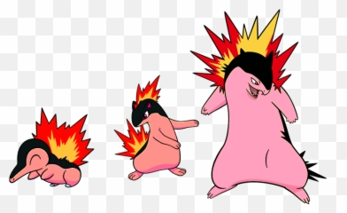 Alternate Shinies Cyndaquil Quilava - Pokemon Typhlosion Png,Cyndaquil Png