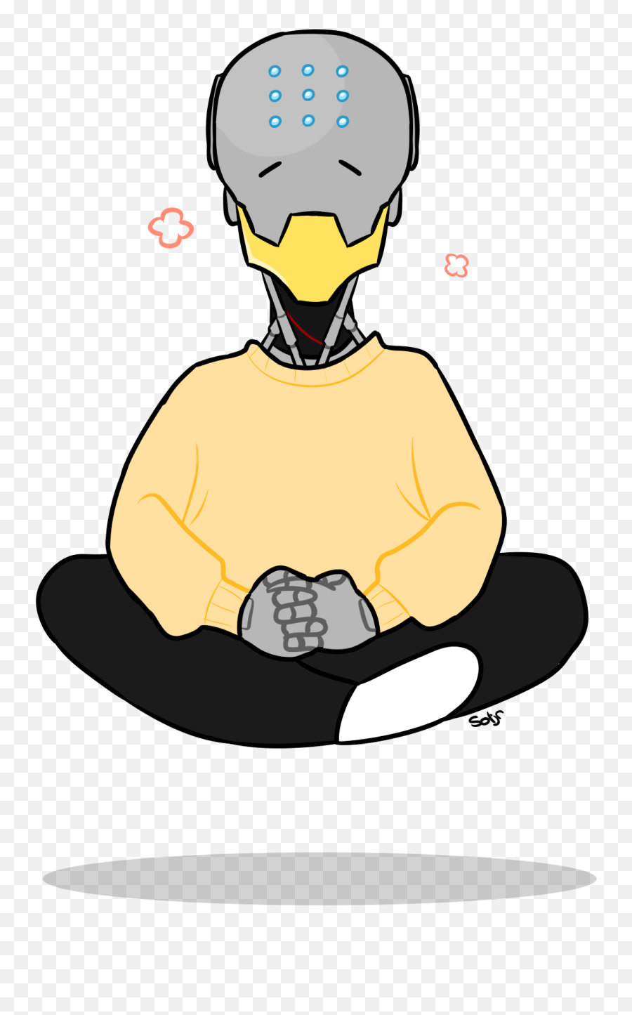 Overwatch Tumblr - Transparent Zenyatta Meditation Png,Zenyatta Png