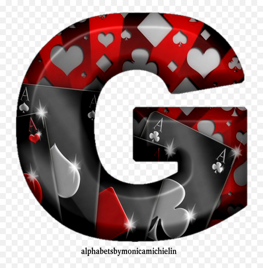 Monica Michielin Alphabets Red Black Suit Playing Cards Png Numbers Icon