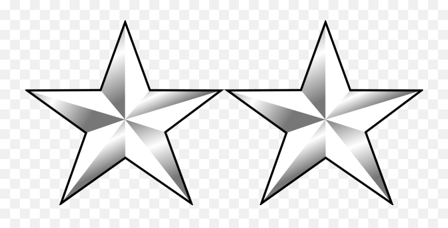General Stars - Clipart Best 2 Star General Rank Png,Military Rank General Icon Png