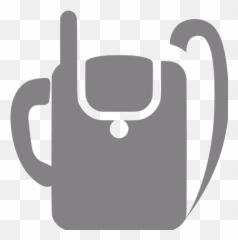 Gray Military Backpack Radio Icon - Free gray icons Military Radio Icon png