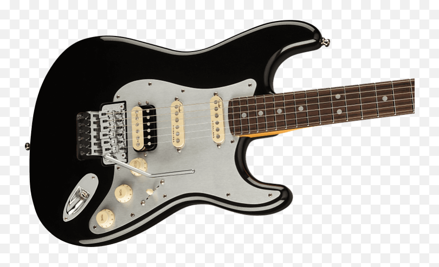Fender American Ultra Luxe Stratocaster Floyd Rose Hss 0118070710 Mystic Black - Texas Tea Ultra Stratocaster Png,Hofner Icon Series