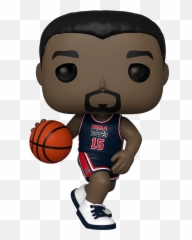 Funko Pop Jumbo Nba - Magic Johnson 1992 Team USA Navy Uniform Vinyl Figure Walmart Exclusive png