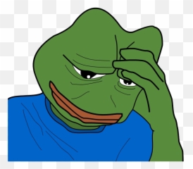 Download Free Meme Frog Png Hq Icon Favicon Freepngimg - Pepe Facepalm Transparent