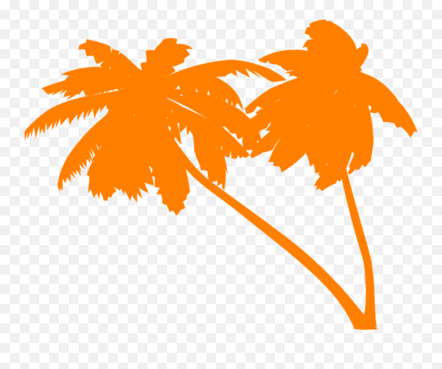 Palm Trees Vector Png 2 Image - Palm Trees Clip Art,Orange Tree Png