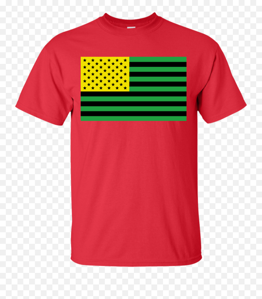 Download Usa Flag With Jamaica Colors - Menu0027s Tops Tees Anteiku Tokyo Ghoul Shirt Png,Jamaica Flag Png