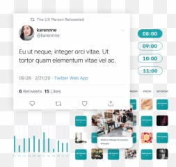 Schedule Tweets Using The Smartest Scheduler Recurpost - Technology Applications png