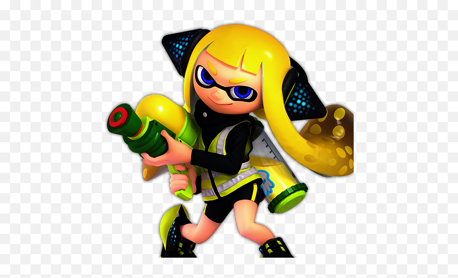 Pin - Yellow Inkling Smash Ultimate Png,Inkling Png