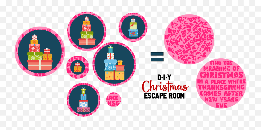 Diy Christmas Escape Room Plan - Step By Step Instructions Dot Png,Free Christmas Icon Set