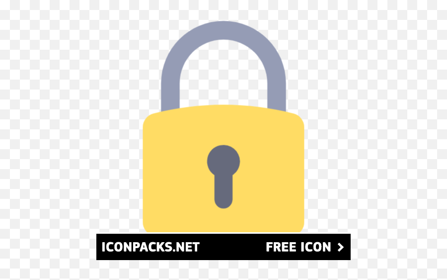 Free Yellow Padlock Icon Symbol Png Svg Download Security Lock