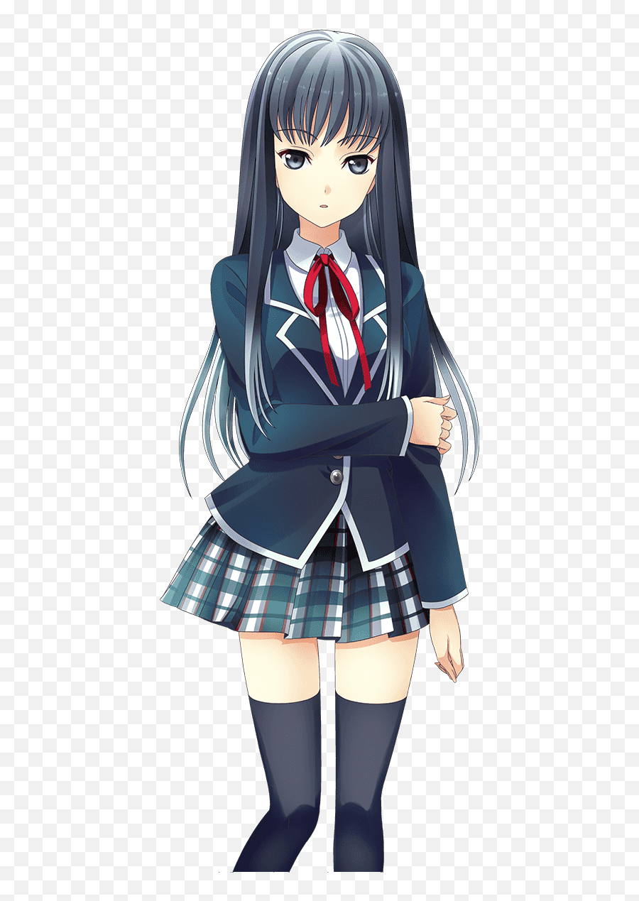 Japanese Anime Transparent Png - Anime Girls School Outfit,Anime Characters Png