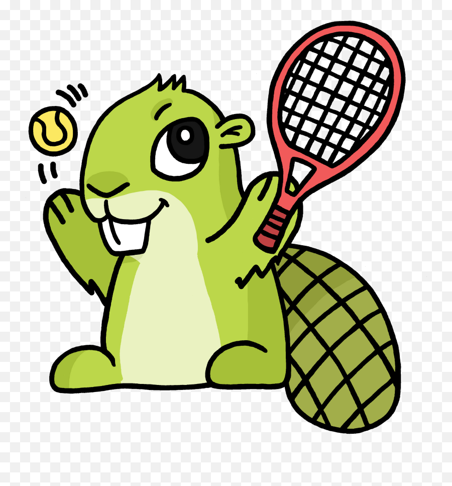 Tennis Adsy Transparent Png - Stickpng Clipart Confused Animal,Tennis Racquet Png