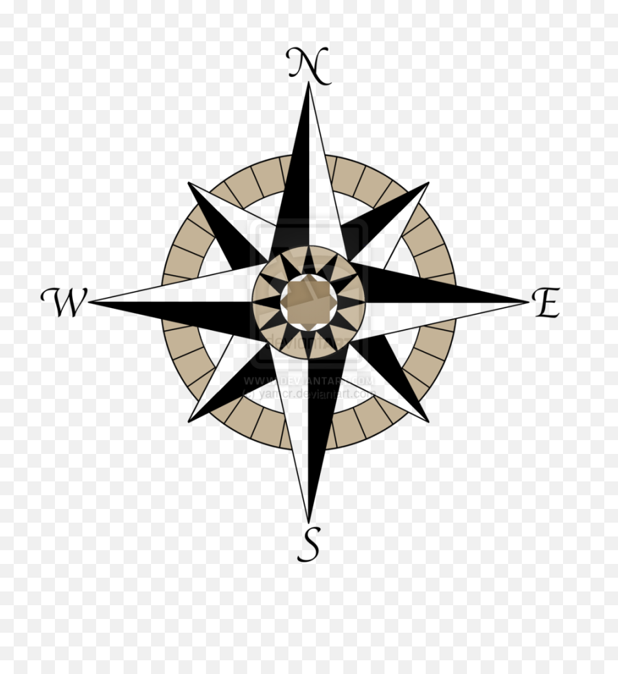 Compass Rose Background Transparent - Compass Rose Transparent Background Png,Compass Transparent Background