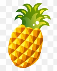 Cartoon Pineapple - Fruit Transparent Png