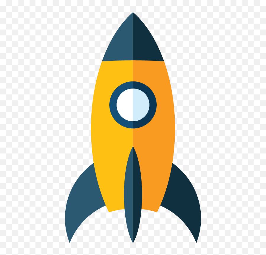 Rocket Flat Design Png Image - Spaceship 2d Image Png,Spaceship Png