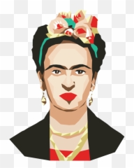 Ftestickers Frida Kahlo Fridakahlo - Frida Kahlo Clipart Art Png,Frida Kahlo Png