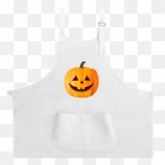 Halloween Pumpkin Custom Barman Apron With Logo Printing Png