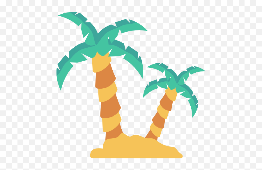 Coconut Tree - Coconut Tree Flat Icon Png,Tree Icon Png