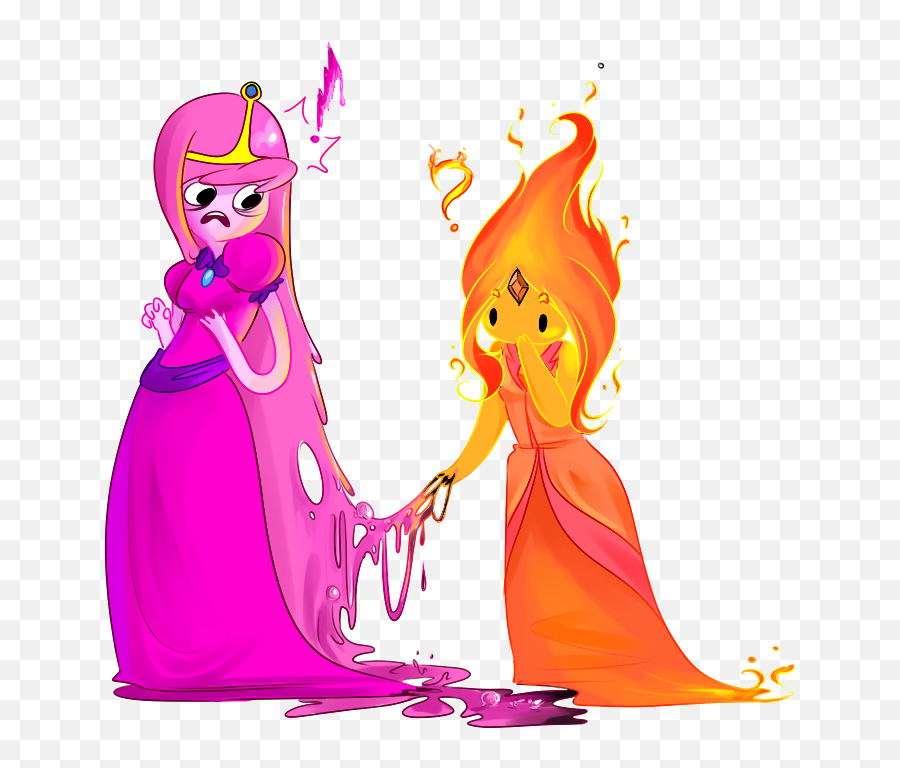 Princess Peach Clipart Transparent - Adventure Time Bubblegum X Flame Princess Png,Princess Peach Transparent