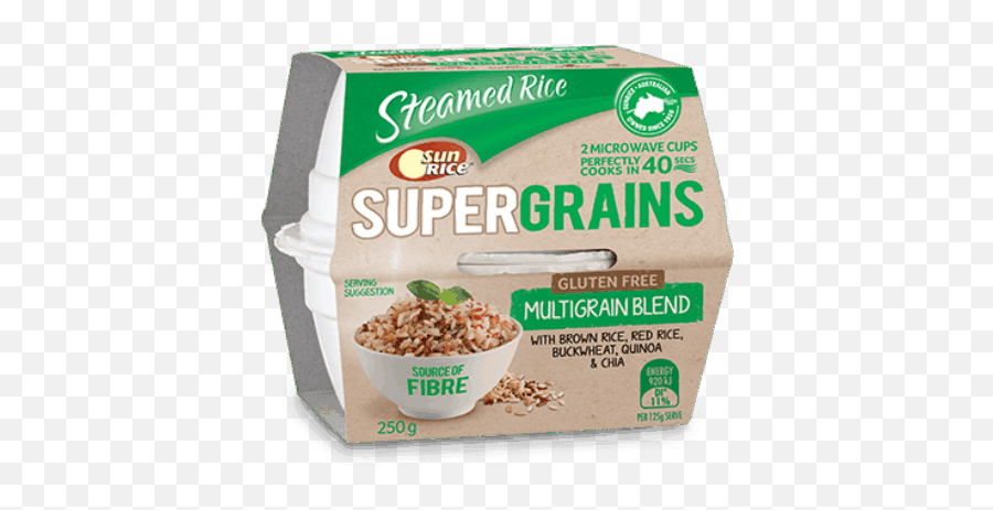 Quick Cups Microwave Rice Sunrice - Sunrice Super Grains Png,Rice Transparent