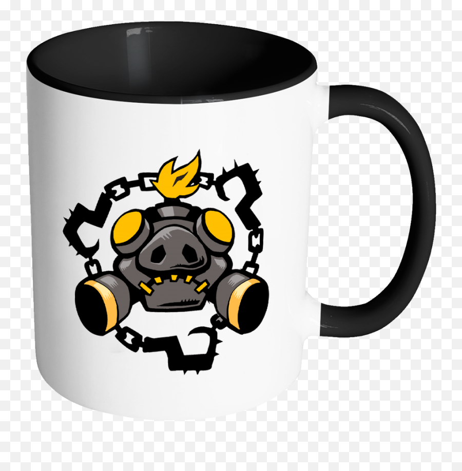 Accent Mug - Black Fishing Mugs Png,Roadhog Png