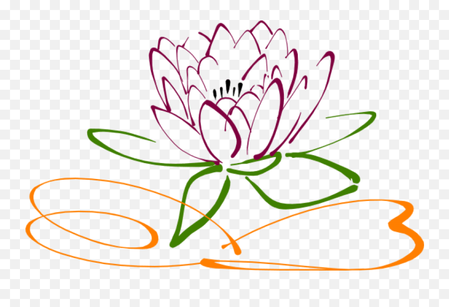 Free Png Download Lotus Flower Vector Images Background - Lotus Flower Line  Art,Lotus Transparent Background - free transparent png images 
