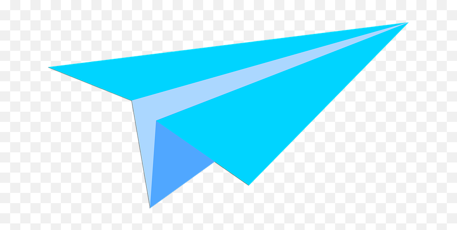 Paper Plane Blue - Free Image On Pixabay Avion De Papel Png,Paper Airplane Png