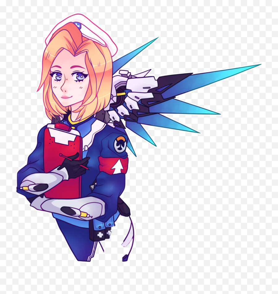 Mercy Angelaziegler Overwatch Combatmedicziegler Freeto - Combat Medic Mercy Fanart Png,Overwatch Mercy Png