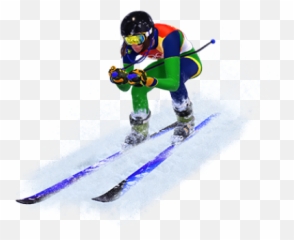 Ski Clipart Winter Olympic Sports - Skiing Png Download Alpine