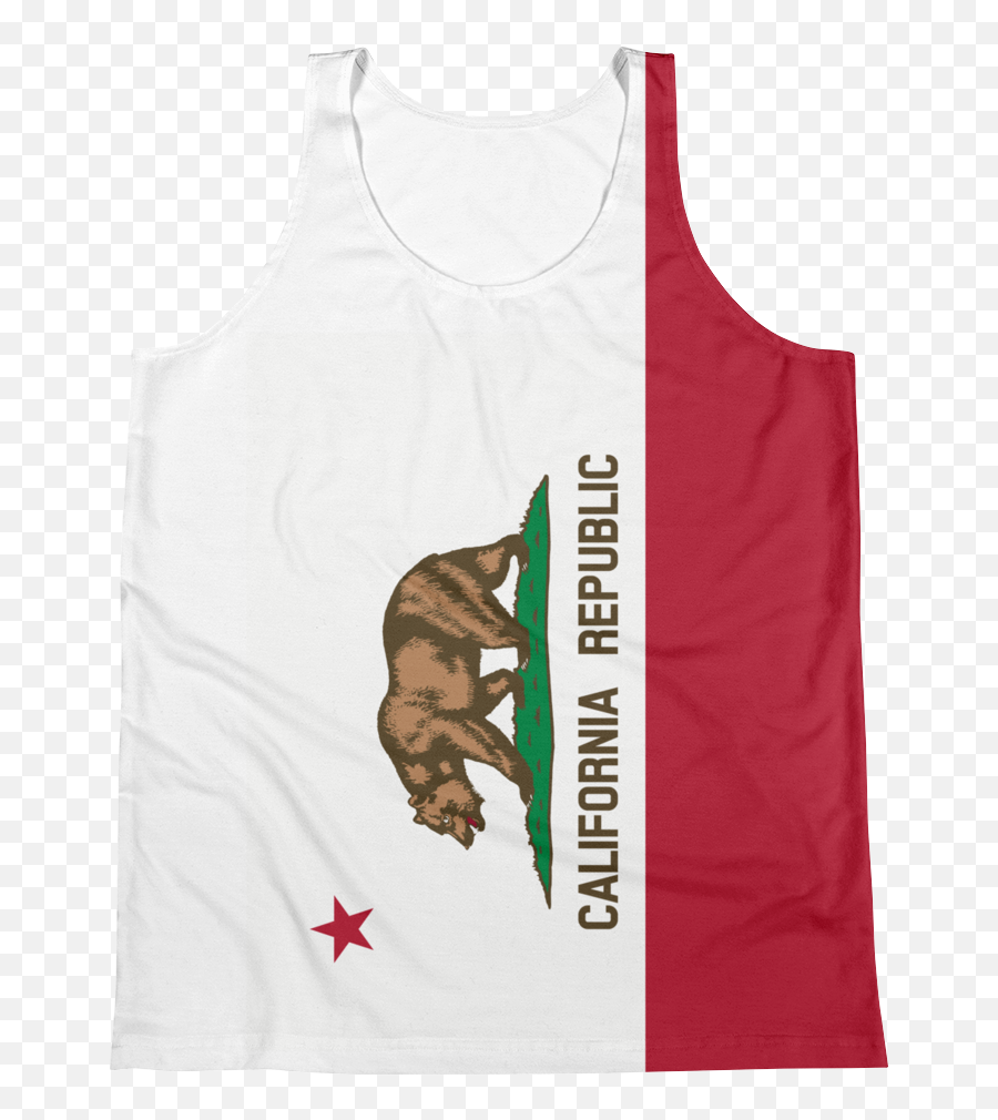 California Flag Tank Top - California State Flag Png,California Flag Png